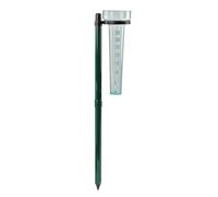 Kestek Pluviomètre - Avec piquet vert - Plage de mesure jusqu'à 35 litres - Mesure précise de la quantité de pluie - Idéal pour le jardin et les observations météorologiques