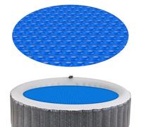 Kestnsee Couverture Solaire à Bulles pour Jacuzzi Gonflable Rond pour Jacuzzi, Spa, Piscine, enveloppe à Bulles flottantes (1,5 m)