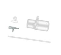kesurpae Accessoires pour aquarium : Amélioration du niveau d'oxygène, adaptateur de tuyau, buse de sortie d'eau, système de connexion efficace, tuyauterie, poissons d'eau, clair, 16 mm