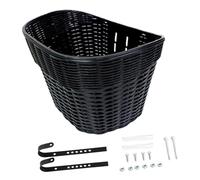 kesurpae Accessoires pour porte-bagages de vélo de montagne pliable : panier amovible, panier de chargement pour vélo, installation facile, pour enfant, noir