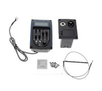 kesurpae Accordeur professionnel pour guitare et basse avec Pour micro pour guitare acoustique. Comprend un écran LCD facile à lire et un contrôle d'égalisation à 4 bandes