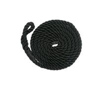 kesurpae Amarres de pour bateaux, protections de quai, amarres de pare-battage, de bateau 9,5 mm x 2 m, noires