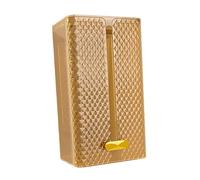 kesurpae Boîte distributrice de mouchoirs pratique et élégante pour vos mouchoirs dans la salle de bain la cuisine, Jaune, 21.5 x 12.5 x 10.2 cm