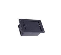 kesurpae Boîtier pour pile 9V - Accessoire idéal pour guitare, basse et ukulélé. Ce boîtier plat est conçu pour les de musique tels que guitare, basse et