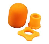 kesurpae Bonnette anti-roulis pour microphone de pointe avec anneau en silicone antichoc et revêtement en mousse épaisse pour une fixation fiable sur la tige inférieure.
