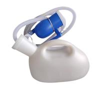 kesurpae Bouteille de pipi masculine anti-odeurs avec tuyau de 06 pouces long la nuit à la maison et dans les situations soins, adaptée à l'extérieur et au camping. , Blanc , Longueur du tube : 1.5 m