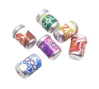 kesurpae Bouteilles Miniatures de Boissons gazeuses, Ensemble de jus Miniatures, Jouets Cuisine artisanaux, décoration pour Maison poupée, création scènes Vie colorées, idéal pour Une Maison