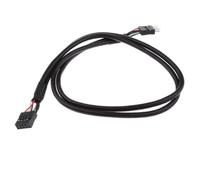 kesurpae Câble d'extension USB 9 Broches mâle vers 9 Broches Femelle, 5 cm, connecteurs moulés avec précision pour Une Connexion fiable, Extension USB 2.0