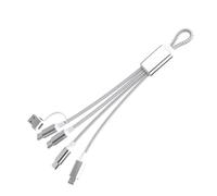 kesurpae Câble Multifonction 5 en 1 Haut de Gamme, Portable et Facile à, chargeurs, chargeurs, tablettes, Prend en Charge Les connexions Rapides, Téléphone+TypeC, PD 5 1 60 W