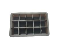 kesurpae Carré Ice Cube Maker Silicone Moule Glaçage Jus Potable Plateau Moule BRICOLAGE Moules Ménage Cuisine Bar Restaurant, Gris