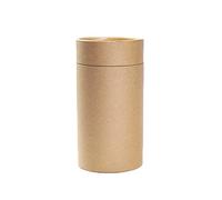 kesurpae Cartouche de Stockage Paquet de thé récipient en Papier Kraft avec Couvercle Tubes de Bouteille Portables étui d'emballage Alimentaire pour Sucre Candi, Deux, 6.3x13cm