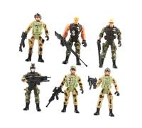 kesurpae Ce Set de Figurines articulées Comprend des Figurines détaillées pour Hommes, idéales pour Les Jeux d'imitation et Les Collections. Durables, légères et faciles à Transporter, Elles sont