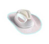 kesurpae Chapeau de cowboy LED unique, idéal pour les soirées à thème et les événements captivants, pour hommes et femmes. Ce chapeau de cowgirl LED est, Blanc, 38x32x12cm