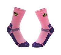 kesurpae Chaussettes de Patinage sur Glace en Coton Doux et coloré pour Enfants, garçons et Filles. Confortables, Respirantes et élastiques, Elles montent jusqu'aux Genoux.