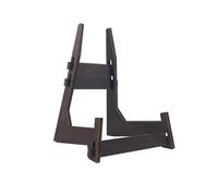 kesurpae Chevalet élégant pour tableaux, présentoir pour assiettes de collection, structure en bois robuste et durable, idéal pour la décoration intérieure (cadres, plaques, etc.), Brun, 8 pouces