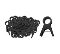 kesurpae Clips de greffage pour tomates, supports pour plantes de jardin offrant un maintien stable Pour aux fleurs sans nuire à la croissance des tiges. Clips de greffage pour, Noir, 1.7 cm