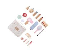 kesurpae Coffret de maquillage en bois pour enfants, idéal pour jouer à faire semblant dans un salon de beauté. Ce jouet comprend un petit miroir factice et est parfait pour les tout-petits.