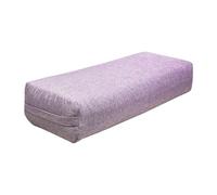 kesurpae Coussin de Yoga en Mousse, Compagnon idéal pour Les Postures réparatrices et l'équilibre. Coussin traversin de Yoga pour Les Jambes, favorisant la détente, Violet, 70 x 24 x 14 cm