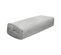 kesurpae Coussin de Yoga en Mousse, Compagnon idéal pour Les Postures réparatrices et l'équilibre. Coussin traversin de Yoga pour Les Jambes, favorisant la détente, Gris, 70 x 24 x 14 cm