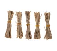 kesurpae Décoration Miniature de Maison de poupée en chaume, Paille et Herbe : Accessoires pour Maison poupée à l'échelle 1/12 Que Les Enfants adoreront, décor Jardin pour ,