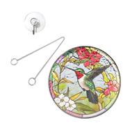 kesurpae Décoration Murale, Cadeau commémoratif, Ornement Suspendu en vitrail, Panneau décoratif Durable pour intérieur et extérieur, Panneau en Verre Acrylique, Ornement d'oiseau