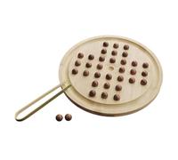 kesurpae Découvrez Une expérience de Jeu captivante avec ce Jeu de Solitaire Artisanal Qui stimulera l'esprit des Petits comme des Grands. Plateau Solitaire en Bois, Puzzle Classique.