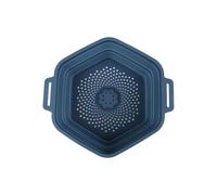 kesurpae Douche glacée à sangle réglable, refroidisseur en silicone pour la maison, douche en gel de silice, outil de bain de glace, douche glacée pliable, eau de bain de glace, bleu