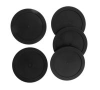 kesurpae Ensemble de 5 palets de Hockey sur air Amusants et Robustes. Un incontournable pour Tous Les Amateurs de Jeux vidéo et de Loisirs Sportifs dans n'importe Quelle Salle de, Noir, 62 mm