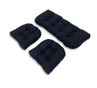 kesurpae Ensemble de Coussins pour Foyer offrant Confort,Noir