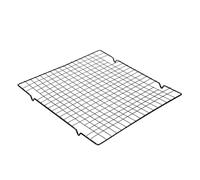 kesurpae Grille de cuisson multifonctionnelle en acier noir robuste, idéale pour sécher, rôtir, cuire, préparer pizzas, biscuits, gâteaux et pains.
