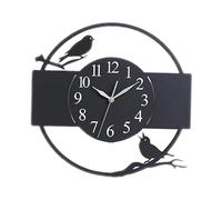 kesurpae Horloge Murale créative en Forme d'oiseau Noir pour Chambre à Coucher, Bureau, décoration d'intérieur, Horloge décorative, Montre Murale, Animal, Salle à Manger