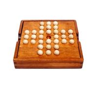 kesurpae Jeu d'échecs pour Enfants, Jeu de société, Casse-tête, activité éducative en Bois, expérience d'apprentissage ludique et Interactive pour Tous, de Solitaire, activité Amusante pour Enfants