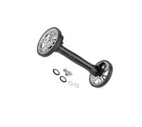 kesurpae Kit de modification pour vélo pliant Easy Wheel et tige d'extension robuste et durable. Moyeu de roue avec roulements larges. Porte-bagages arrière adaptable. Tige d'extension.