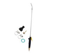 kesurpae Lances d'arrosage efficaces et faciles à connecter, avec Assemblage Durable, buse de Tuyau d'arrosage à Jet d'eau Incluse, lances d'arrosage Embout cannelé en Laiton, 72 cm