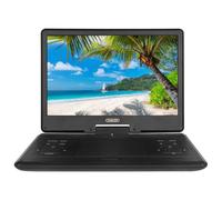 kesurpae Lecteur DVD Portable avec écran de 0 Pouce, Batterie intégrée de | mAh et compatible VCD, DVD, CD, MP3, MP4 et RMVB. Meilleur lecteur pour Smart TV. Lecture de les formats.