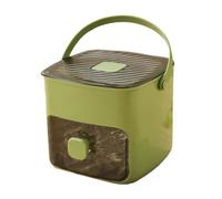 kesurpae Machine à glaçons polyvalente avec tiroir, facile à verser de l'eau, glace rafraîchissante sans arrêt avec couche supérieure de fabrication de glace, Vert