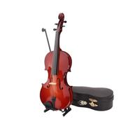 kesurpae Magnifique Miniature de Violon, Figurine de Violon Miniature, Cadeau Unique pour Les mélomanes, Objet de Collection et Cadeau d'anniversaire. Mini décoratif, Brun, 10 cm