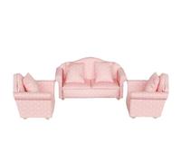 kesurpae Meubles de Maison de poupée : ce canapé Miniature possède Une Structure Robuste pour Une stabilité Accrue et Un Rendu visuel Attrayant. Décoration pour Maison poupée