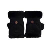 kesurpae Mitaines Confortables pour 2 en Mitaines Chaudes Classiques Carhartt pour Gants Mitaines Femmes de Mitaines à Fourrure pour Mitaines pour, Noir