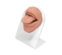 kesurpae Modèle réaliste de langue humaine avec structure en silicone 3D, | pour la pratique du piercing et l'apprentissage de la création de bijoux.