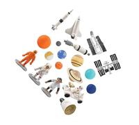 kesurpae Modèles aérospatiaux Jouet Figurines Miniatures Ensemble de Jeu pour Enfants Comprenant 19 pièces Accessoires innovants pour Apprendre des Figurines d'action Amusantes