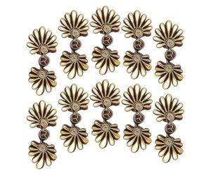 kesurpae Nœud de grenouille chinois pour invitation de mariage, attache florale, attache faite main pour vêtements, boutons décoratifs en forme de grenouille, boutons pour, café et or