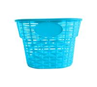 kesurpae Panier de vélo pour guidon, sacoche en plastique durable, facile à installer, pour vélos enfants, vélos et tricycles pliables uniques, Bleu, 27.3 x 20 x 17.2 cm
