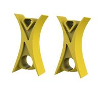 kesurpae Partie de violon pour débutant : pratique et apprentissage. Solution innovante avec butée durable pour les techniques d'archet. Accessoires pour :, jaune, 1.3 x 1. x cm