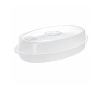kesurpae Passoire amovible pour four Pour micro-ondes avec cuiseur vapeur : l’outil indispensable pour cuisiner sans effort poissons, raviolis et légumes. Couvercle ventilé.