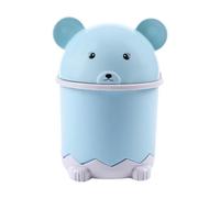 kesurpae Petite Poubelle de Bureau avec Couvercle pour Une élimination Facile des déchets, Gain de Place et Bureau Toujours Propre. Petite Poubelle décorative pour Salle Bain.