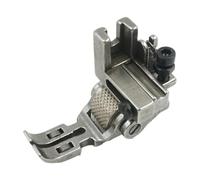 kesurpae Pied-de-biche pour machine à coudre à plat, conçu avec des roulettes pour une gestion efficace du tissu. Ce pied-de-biche est en métal, Roue tournante