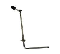 kesurpae Pied de cymbale durable et résistant, bras extensible réglable, fixation à cliquet en métal d'une solidité exceptionnelle, support pour batterie