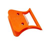 kesurpae Pince à Mouches en PETG PP, Outil Efficace et Compact pour Le Montage de Mouches, Pince à Plumes Robuste et Pratique, idéale pour Les Doigts, Orange, Hackle en S
