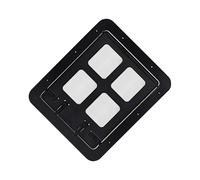 kesurpae Porte coulissante pour chatière, système Durable, Grande Taille, Installation Simple, Fluide et élastique. Fenêtre pour Grande chatière extérieure avec Verrouillage 4 Points.